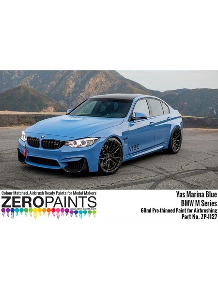 Zero Paints ZP-1127: Paint for airbrush BMW Yas Marina Blue